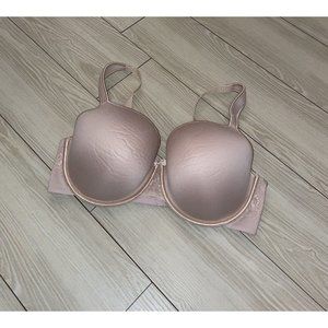 Torrid Curve Microfiber Lightly Lined Full Coverage Bra UW Womens 36DD Beige